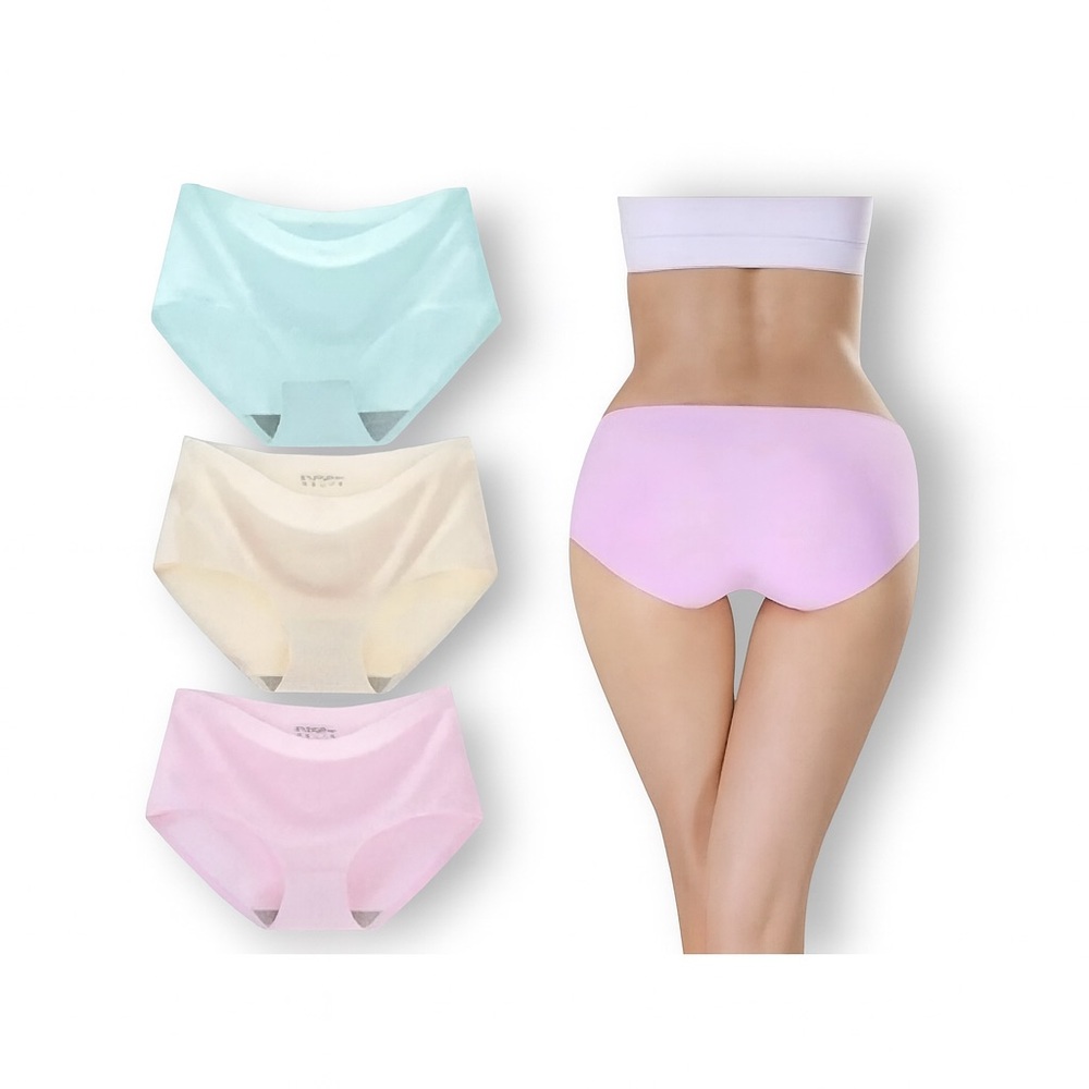 Seamless Invisible Pastel Briefs Bundle Size Medium